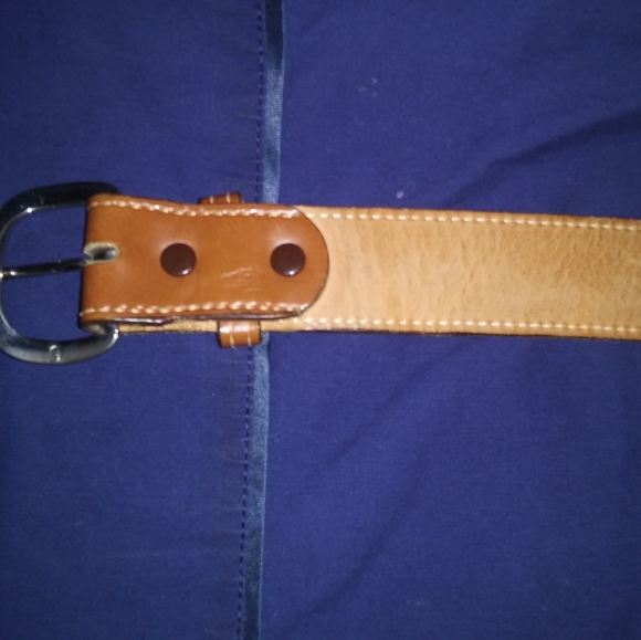 Nocona Kid's Belt. Brown and Rainbow. 35 Inches. - Picture 4 of 6